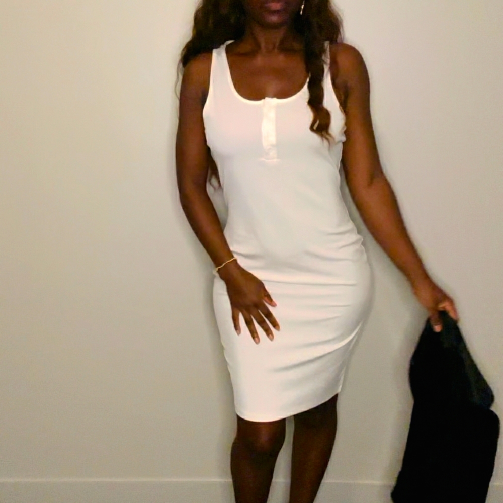 Elegant off-white dress